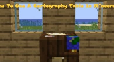 How To Use A Cartography Table In Minecraft